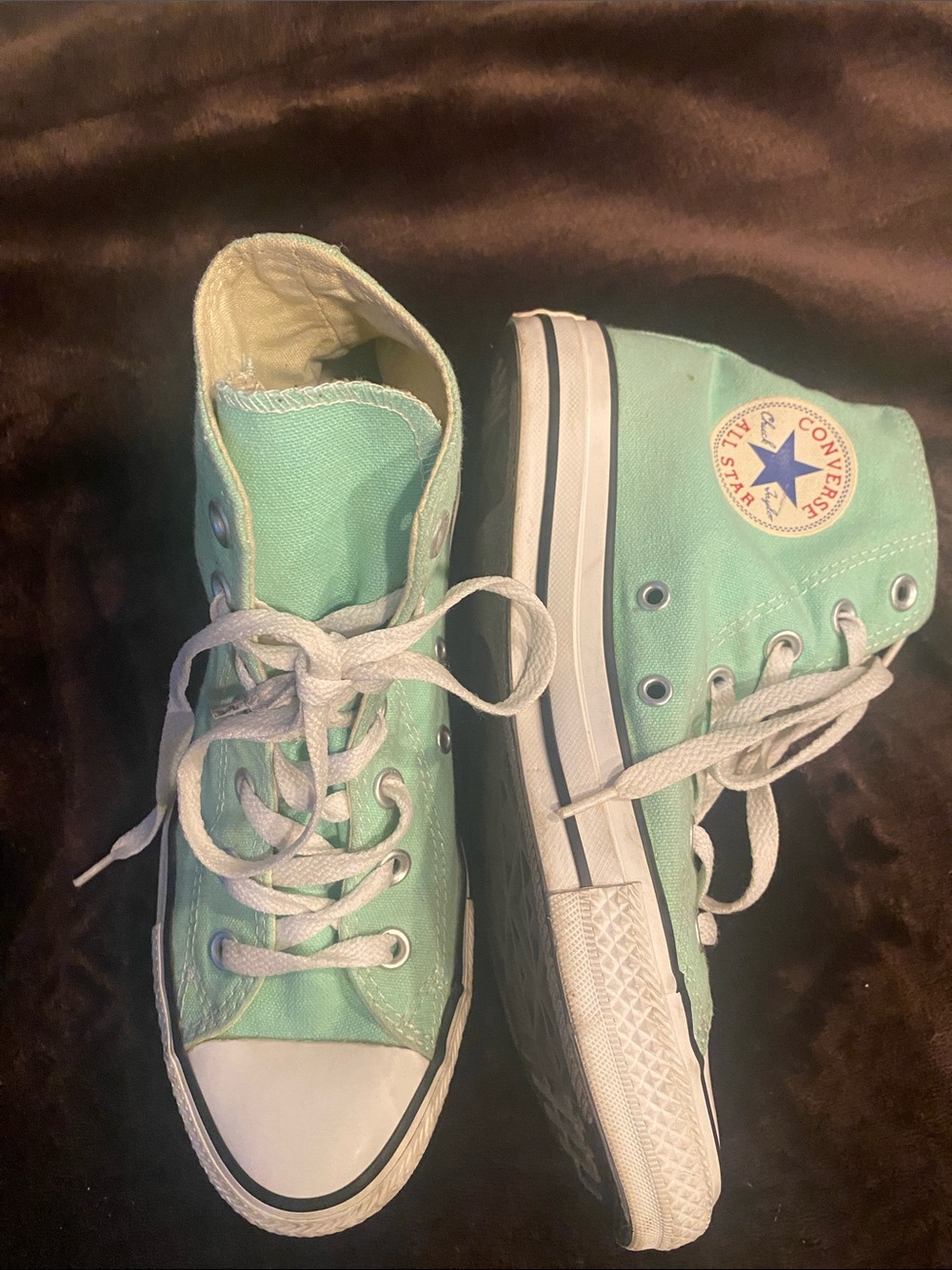 Converse  High Top Sneakers in Mint Green
